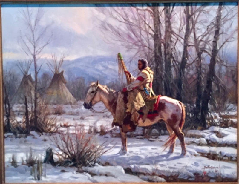 Original Painting, Days of Winter by Martin Grelle