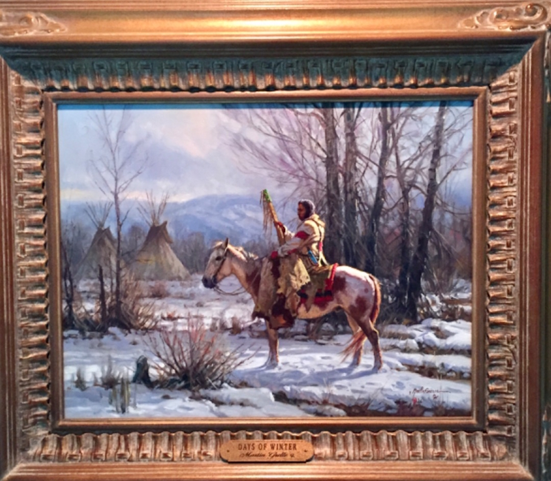 Original Painting, Days of Winter by Martin Grelle