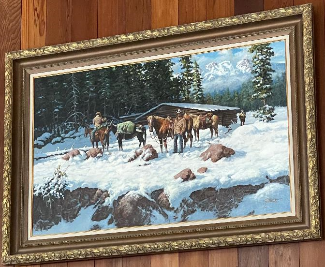 Original Painting, High Country Stopover by Martin Grelle