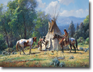 Charge of the Bar T Brigade by Martin Grelle 