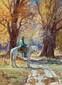 Original Painting, Cowboy Revival by Martin Grelle