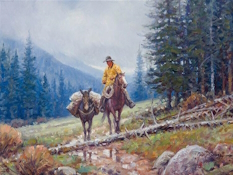 Original Painting, Mountain Man by Martin Grelle
