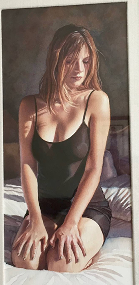 Original Painting, A Compliment to Black by Steve Hanks