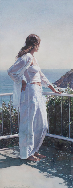 Original Painting, A Day in the Sun by Steve Hanks