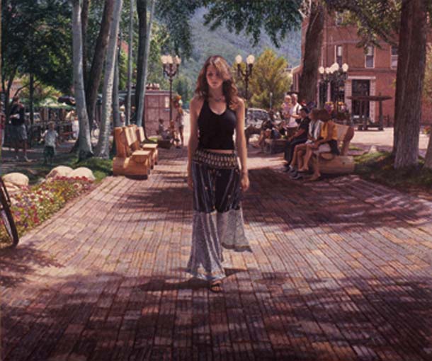 Original Painting, Aspen Summer by Steve Hanks
