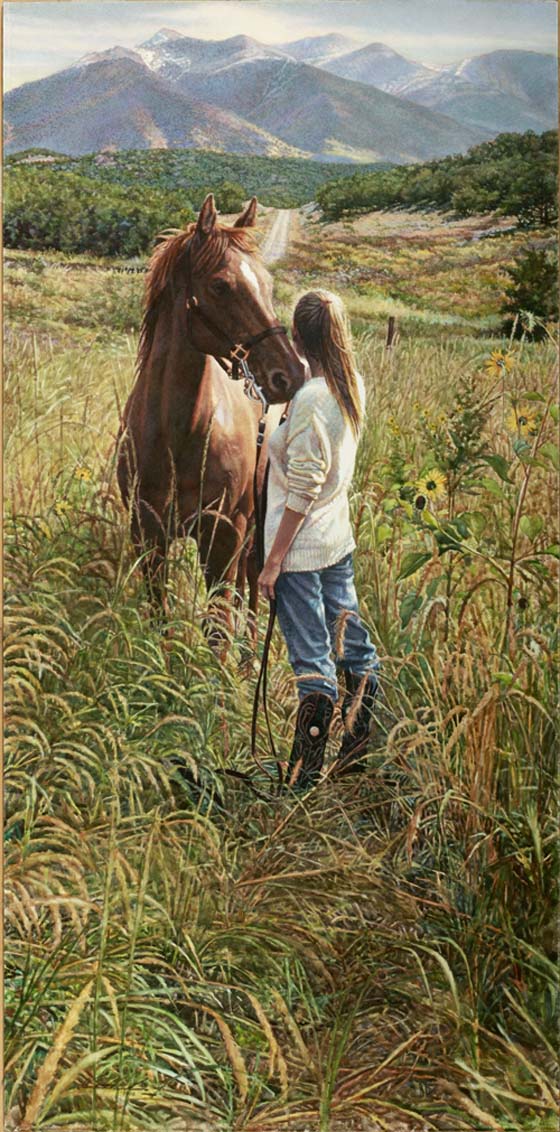 Original Painting, Field of Dreams by Steve Hanks