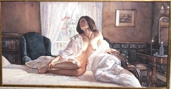 Original Painting, Bedroom by Steve Hanks