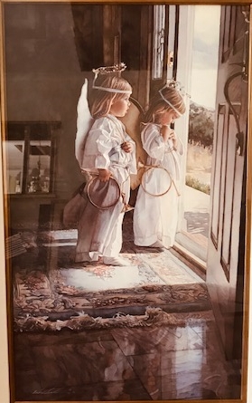 Original Painting, Little Angels by Steve Hanks