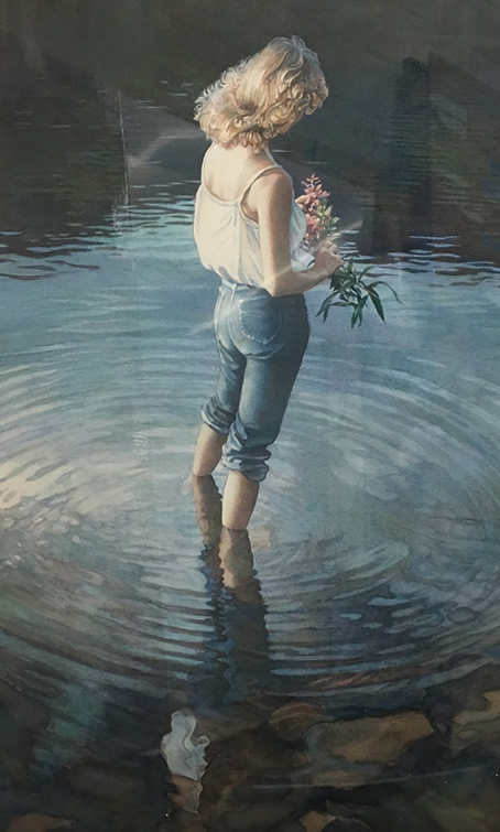 Original Painting, In Too Deep by Steve Hanks