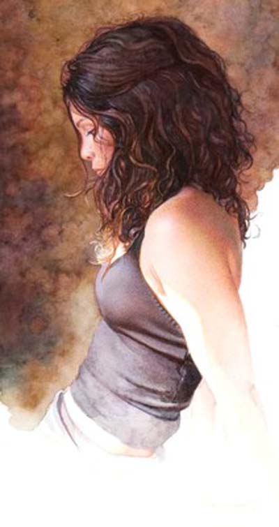 Original Painting, Leaving Things Unfinished by Steve Hanks