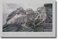 Original Painting, Mount Rushmore by Steve Hanks