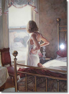 Original Painting, Room With a View by Steve Hanks