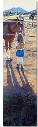 Original Painting, The Greeting by Steve Hanks