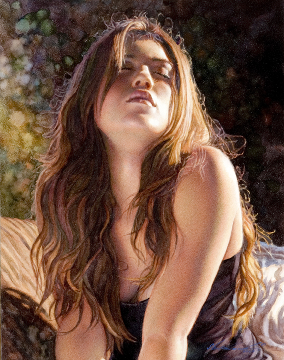 Original Painting, Youthful Passion by Steve Hanks