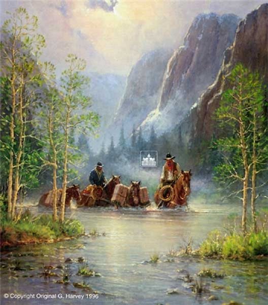 Across Quiet Waters by G. Harvey by G. Harvey