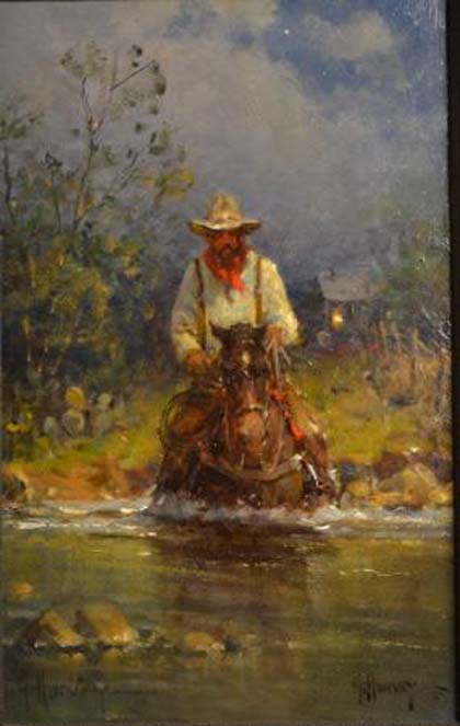 Original Painting, All Dressed Up Saturday Night by G. Harvey