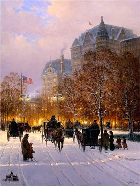 A Stroll on the Plaza by G. Harvey by G. Harvey