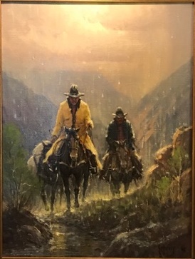 Original Painting, Canyon Pass by G. Harvey