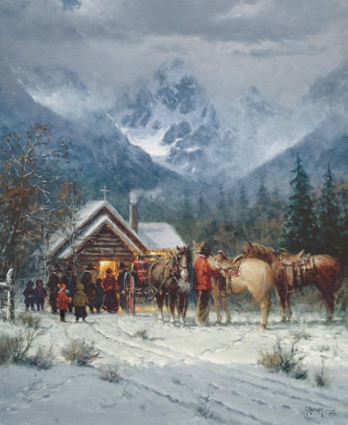 Chapel in the Tetons by G. Harvey