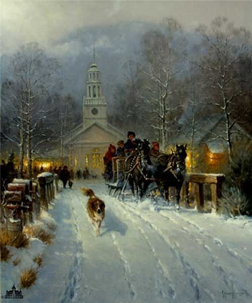 Christmas in the Village by G. Harvey by G. Harvey