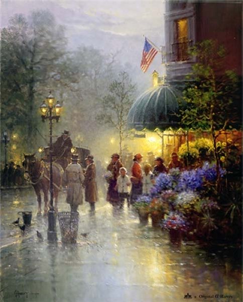Corner Flower Shop by G. Harvey by G. Harvey