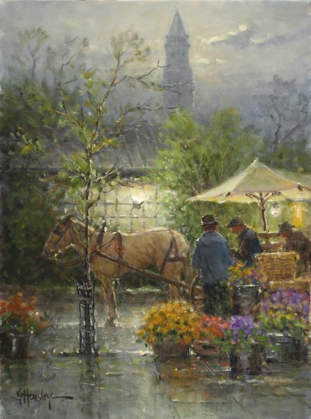 Early Boston Market by G. Harvey by G. Harvey