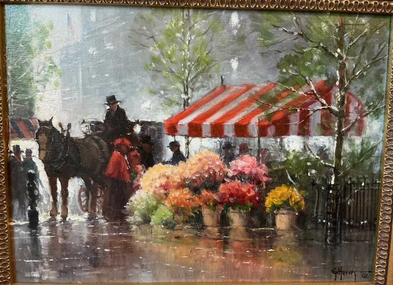 Original Painting, A Touch of Spring Study by G. Harvey