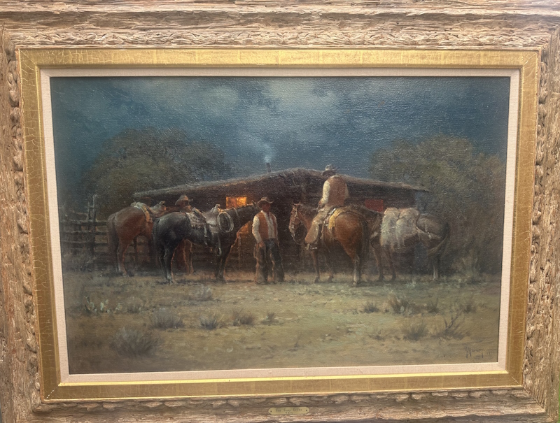 Original Painting, Cow Camp Drifter by G. Harvey
