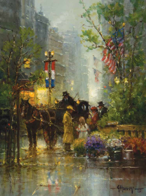Original Painting, Memories of Manhattan by G. Harvey