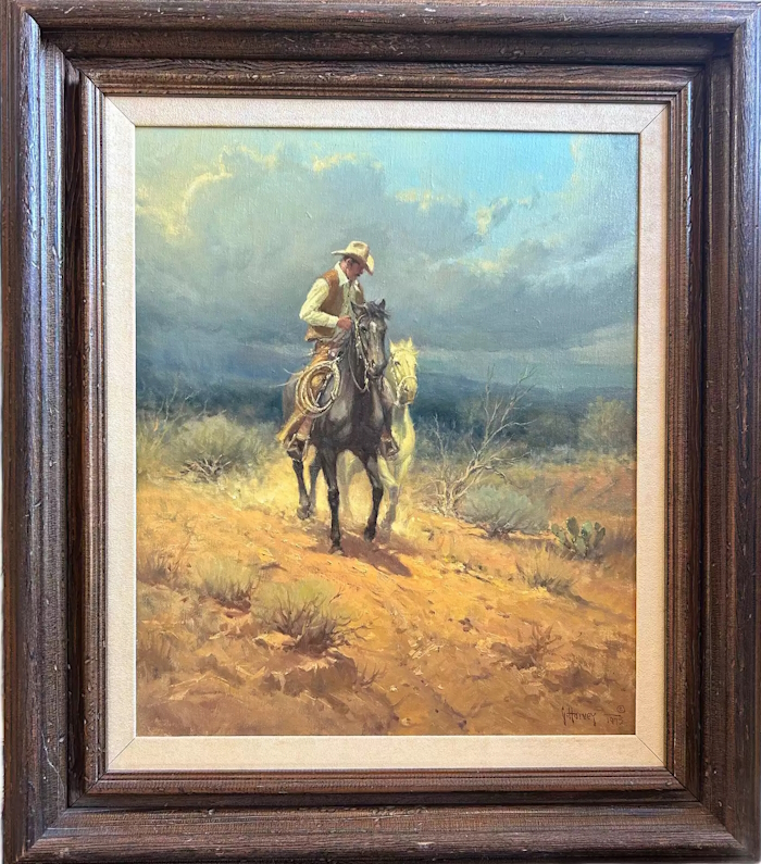 Original Painting, New Filly by G. Harvey