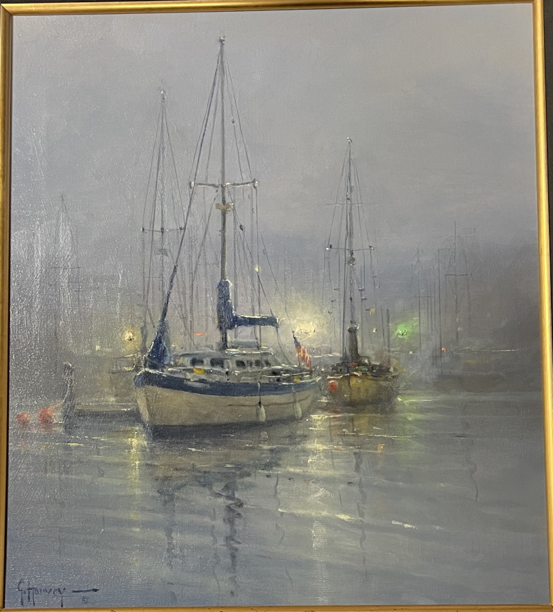Original Painting, Stirring of Gentle Waters by G. Harvey