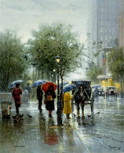 October Showers by G. Harvey by G. Harvey