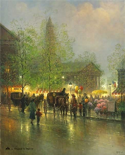 Quincy Market by G. Harvey by G. Harvey