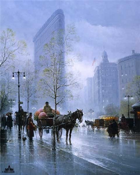 Springtime in New York	 by G. Harvey by G. Harvey
