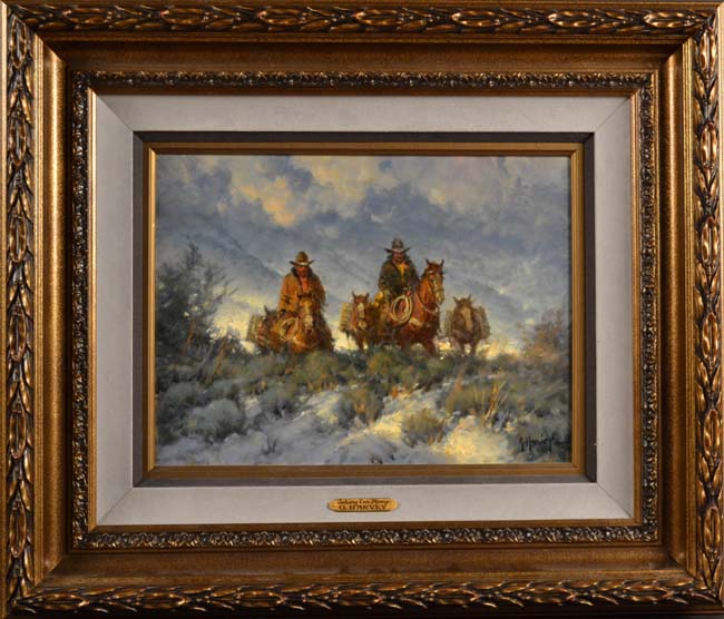 Original Painting, Takin' em Home by G. Harvey