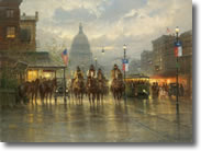 Cowhands on the Avenue by G. Harvey