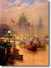 Harbor Fog by G. Harvey