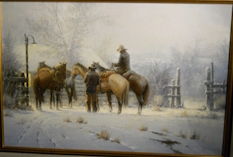 Original Painting, Thinking of Spring by G. Harvey