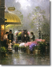 Holiday Flower Shop, Limited Edition by G. Harvey