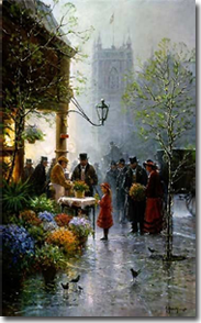 Old Westminster Flowershop by G. Harvey