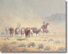 Original Painting, Riding Drags by G. Harvey