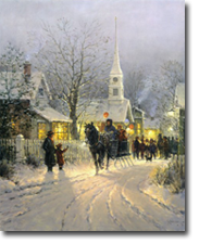 The Village Carolers by G. Harvey