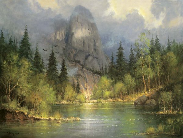 Yosemite's Sentinel by G. Harvey