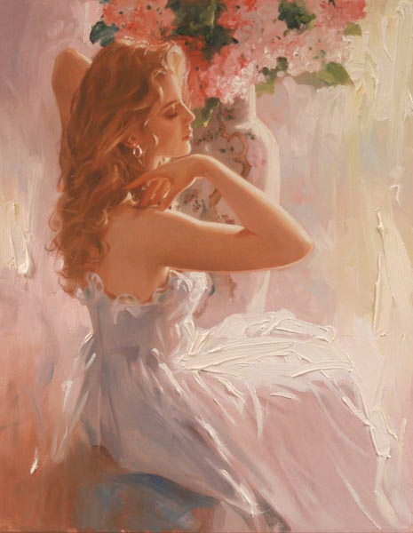Original Painting, Morning Glow by Richard Johnson