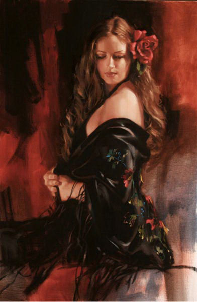 Original Painting, Alhambra by Richard Johnson