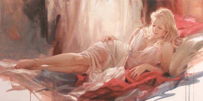 Original Painting, Casimere by Richard Johnson