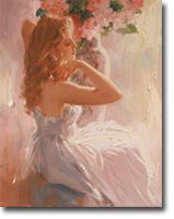 Original Painting, Morning Glow by Richard Johnson