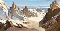 Original Painting, In the Dream of Big Eagle Trail by Z.S. Liang