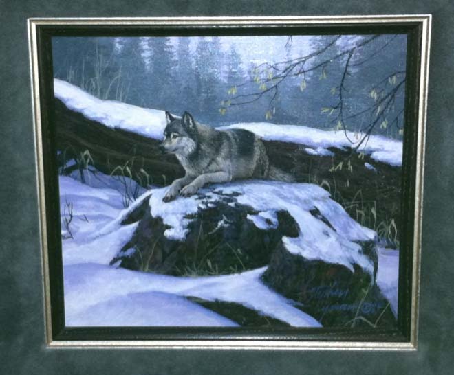 Original Painting, Watchful Eyes by Stephen Lyman