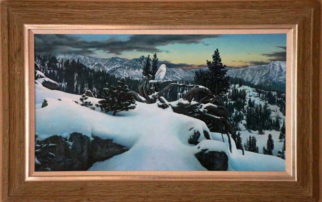 Original Painting, Early Winter in the Mountains by Stephen Lyman
